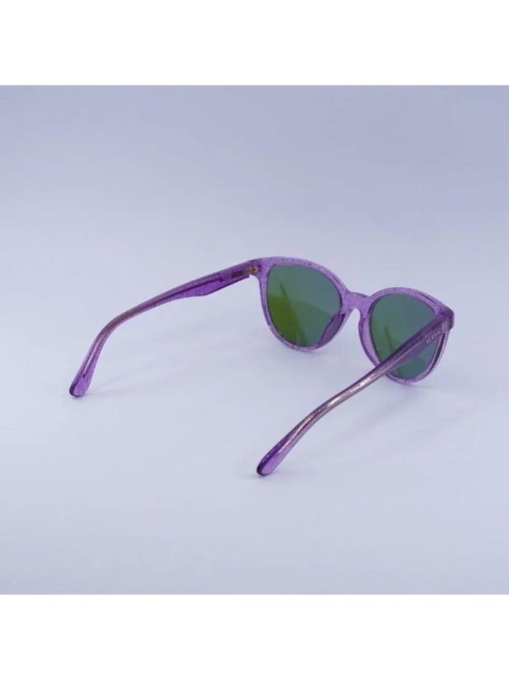 Versace Kids VK4427U 53734V Sunglasses Lilac Cat Eye Frame, Grey Lenses